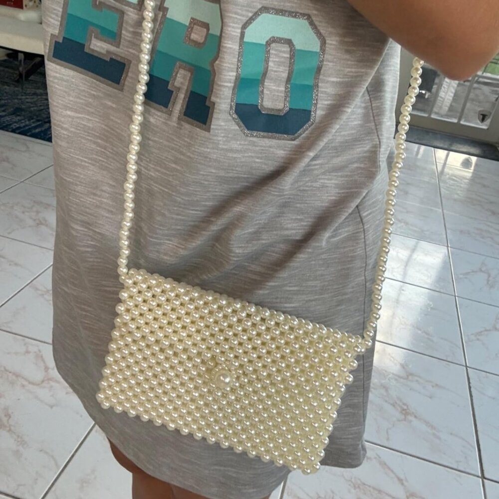 Neiman Marcus Pearl Clutch Purse